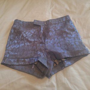 Blue Shimmering Shorts